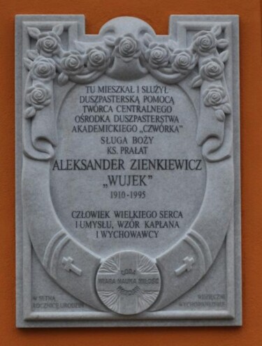 Sculpture titled "Memorial plaque" by Radoslaw Keler, Original Artwork, Stone