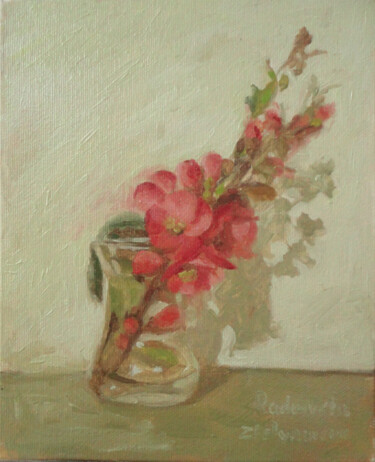 Painting titled "Spring Flower" by Radosveta Zhelyazkova, Original Artwork, Oil