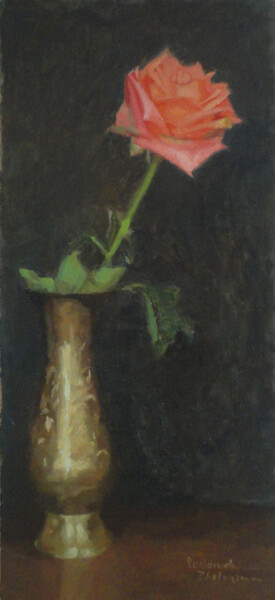 绘画 标题为“Rose” 由Radosveta Zhelyazkova, 原创艺术品, 油