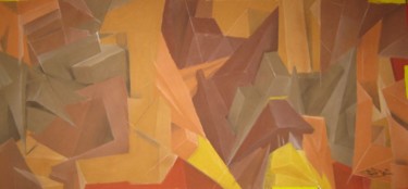Pittura intitolato "Brown" da Predrag Radovanovic, Opera d'arte originale, Pastello