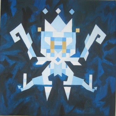 Peinture intitulée "Etno folk ornament…" par Predrag Radovanovic, Œuvre d'art originale, Huile