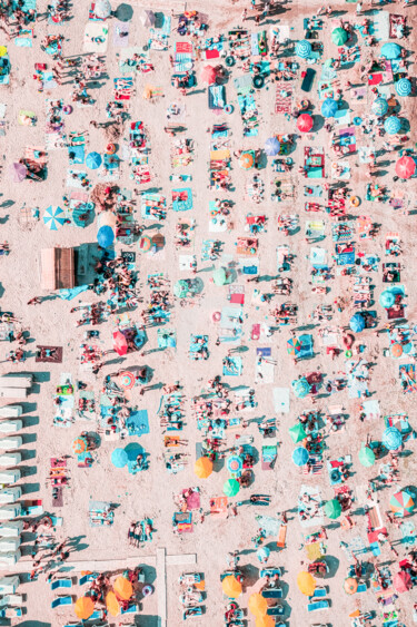 Fotografie mit dem Titel "Umbrellas, Beach An…" von Radu Bercan, Original-Kunstwerk, Digitale Fotografie