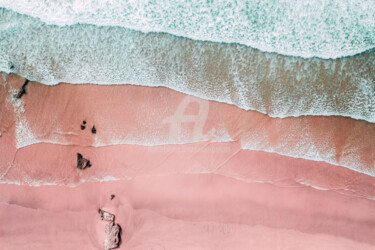 Photography titled "Pink Beach" by Radu Bercan, Original Artwork, Digital Photography