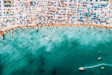 Summer Fun On Coastal Seaside Beach Photography titled "Summer Fun On Coast…" by Radu Bercan, Original Art, Digital Photography