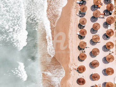 "Aerial Beach Print,…" başlıklı Fotoğraf Radu Bercan tarafından, Orijinal sanat, Dijital Fotoğrafçılık