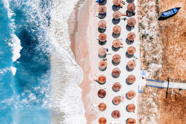Fotografie getiteld "Aerial Beach and Oc…" door Radu Bercan, Origineel Kunstwerk, Digitale fotografie