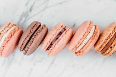 Fotografia zatytułowany „Macaron Sweet Candy…” autorstwa Radu Bercan, Oryginalna praca, Fotografia cyfrowa