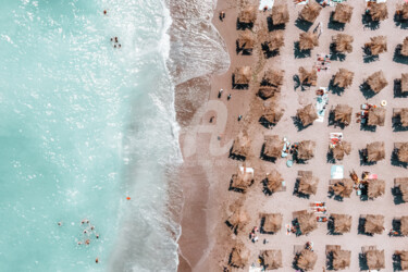 Fotografia zatytułowany „Aerial Beach Art Pr…” autorstwa Radu Bercan, Oryginalna praca, Fotografia cyfrowa