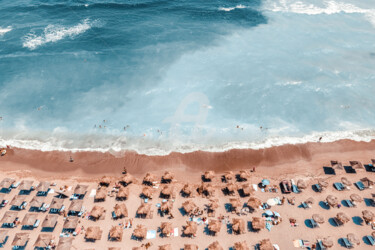 Photographie intitulée "Coastal Print, Aeri…" par Radu Bercan, Œuvre d'art originale, Photographie numérique