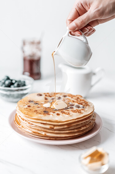 Photography titled "French Pancakes, Bu…" by Radu Bercan, Original Artwork, Digital Photography