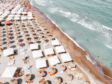 Aerial Ocean Print, Sea Beach Art Print, Coastal Summer Art Photography titled "Aerial Ocean Print,…" by Radu Bercan, Original Artwork, Digital Photography