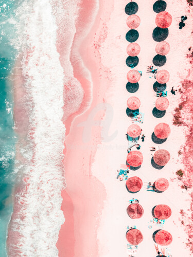 Фотография под названием "Beach Aerial Print,…" - Radu Bercan, Подлинное произведение искусства, Цифровая фотография