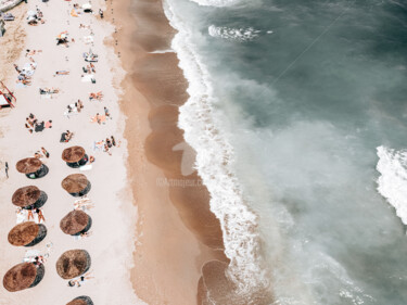 Fotografie mit dem Titel "Aerial Ocean Waves…" von Radu Bercan, Original-Kunstwerk, Digitale Fotografie