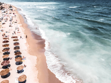 Fotografia intitolato "Coastal Beach Print…" da Radu Bercan, Opera d'arte originale, Fotografia digitale