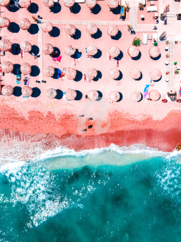 Фотография под названием "Aerial Ocean Print,…" - Radu Bercan, Подлинное произведение искусства, Цифровая фотография