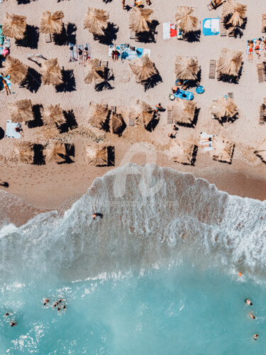 Fotografie getiteld "Aerial Ocean Beach…" door Radu Bercan, Origineel Kunstwerk, Digitale fotografie