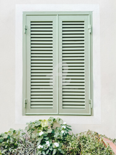 摄影 标题为“Green Pastel Window…” 由Radu Bercan, 原创艺术品, 数码摄影