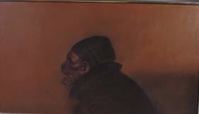 Pintura titulada "perfil" por Rafael Corone, Obra de arte original