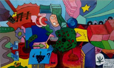 Pintura intitulada "Sonho" por Rafael Lima, Obras de arte originais