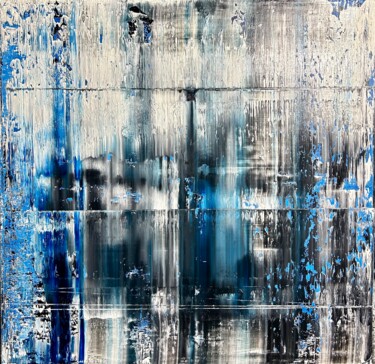 Pittura intitolato "Abstract Mirror N23…" da Rafal Dobosz, Opera d'arte originale, Olio