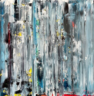 Peinture intitulée "Abstract Emotion Mi…" par Rafal Dobosz, Œuvre d'art originale, Huile