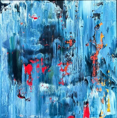 Картина под названием "Abstract Emotional…" - Rafal Dobosz, Подлинное произведение искусства, Масло