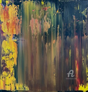 Картина под названием "Gloomy Signal from…" - Rafal Dobosz, Подлинное произведение искусства, Масло