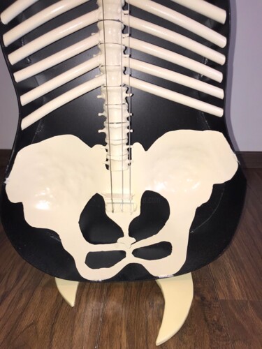Скульптура под названием "bonnie guitar" - Rafal Lesiak (MetaLove), Подлинное произведение искусства, Рисунок распылителем к…