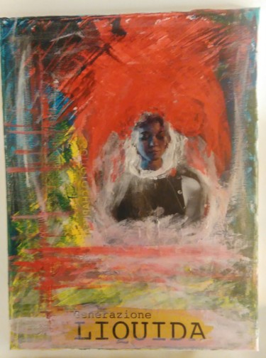 Pittura intitolato "Generazione liquida" da Raffaele Cappa, Opera d'arte originale