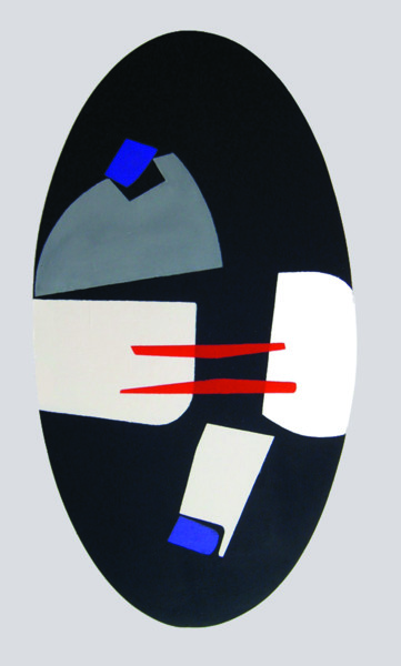 Картина под названием "Ovale 05" - Raffaele Iannone, Подлинное произведение искусства, Акрил
