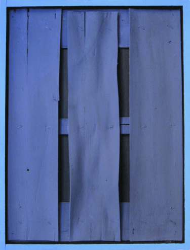 Escultura titulada "Ikon C3" por Raffaele Iannone, Obra de arte original, Madera