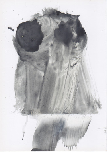 「Gestures 09」というタイトルの絵画 Raffaele Iannoneによって, オリジナルのアートワーク, 顔料