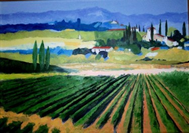 Peinture intitulée "toscana" par Raffaele Tango, Œuvre d'art originale