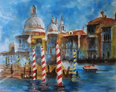 Pittura intitolato "venezia.jpg" da Raffaele Tango, Opera d'arte originale