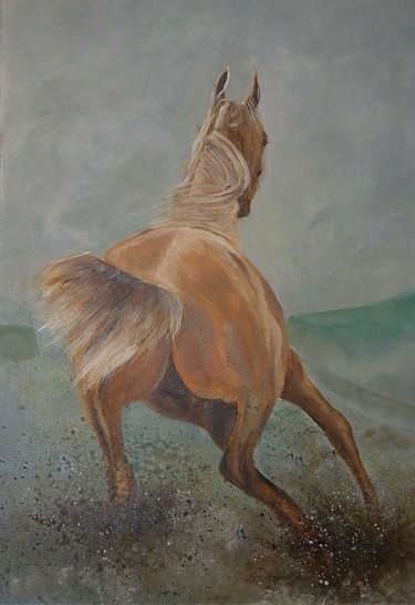 Painting titled "la-cavallina.jpg" by Raffaele Tango, Original Artwork