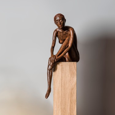 Sculpture titled "Danzatrice - Raffae…" by Raffaella Benetti, Original Artwork, Bronze