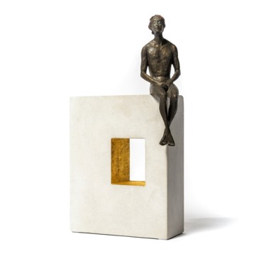 Escultura intitulada "Pietra Filosofale" por Raffaella Benetti, Obras de arte originais, Bronze