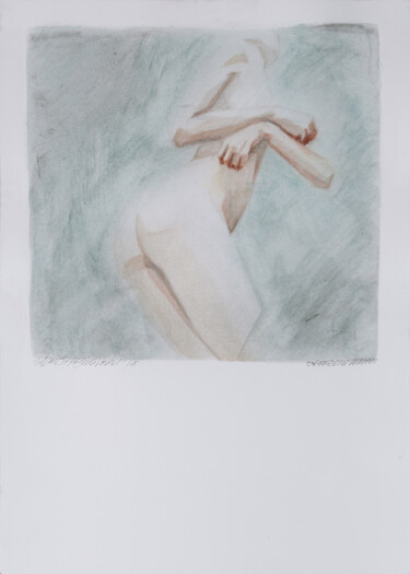 Desenho intitulada "Almost Fading Venus…" por Rafferoico, Obras de arte originais, Pastel