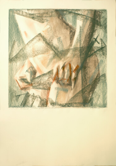 图画 标题为“"Cahier d'un faune…” 由Rafferoico, 原创艺术品, 木炭