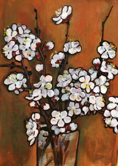 Peinture intitulée "''Spring''1" par Raffi Ghazaryan, Œuvre d'art originale, Acrylique