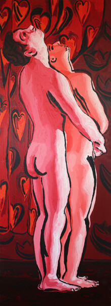 homosexual art Homosexuality paintings artworks Malarstwo zatytułowany „homosexual art Homo…” autorstwa Raphael Perez, Oryginalna praca, Akryl