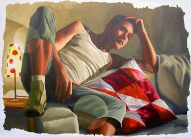realistic paintings realism art painting gay painter Painting titled "realistic paintings…" by Raphael Perez, Original Art, Acrylic
