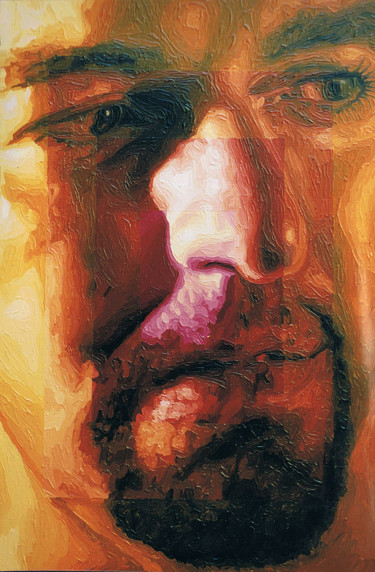 realism art realistic paintings man portrait arts Painting titled "realism art realist…" by Raphael Perez, Original Art, Acrylic