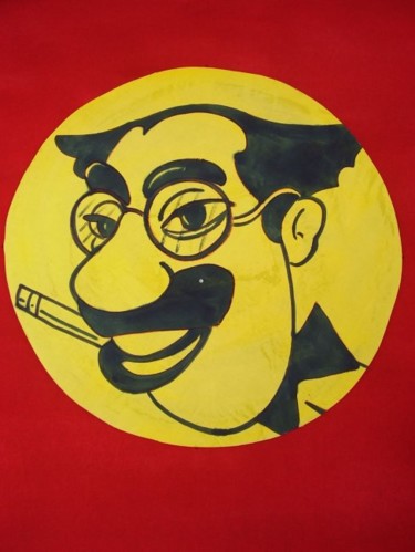 Pittura intitolato "CABARET (Groucho Ma…" da Rafox, Opera d'arte originale