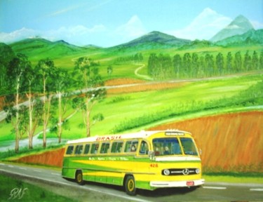 Pintura intitulada "Viagem a Cardoso Mo…" por Ricardo Alves Ferreira Raf, Obras de arte originais