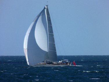 Voile sur eau Фотография под названием "Voile sur eau" - Christian Ragaine, Подлинное произведение искусства,