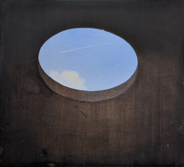 Schilderij getiteld "Oculus" door Raimo Bergt, Origineel Kunstwerk, Acryl