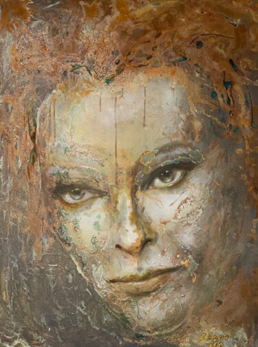 Painting titled "Mila" by Raimonda Tamo, Original Artwork, Oil