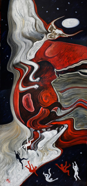 Картина под названием "Сон" - Берестов, Подлинное произведение искусства, Масло