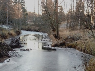 Fotografia intitolato "Piehinki river" da Raimo Rautio, Opera d'arte originale, Fotografia digitale